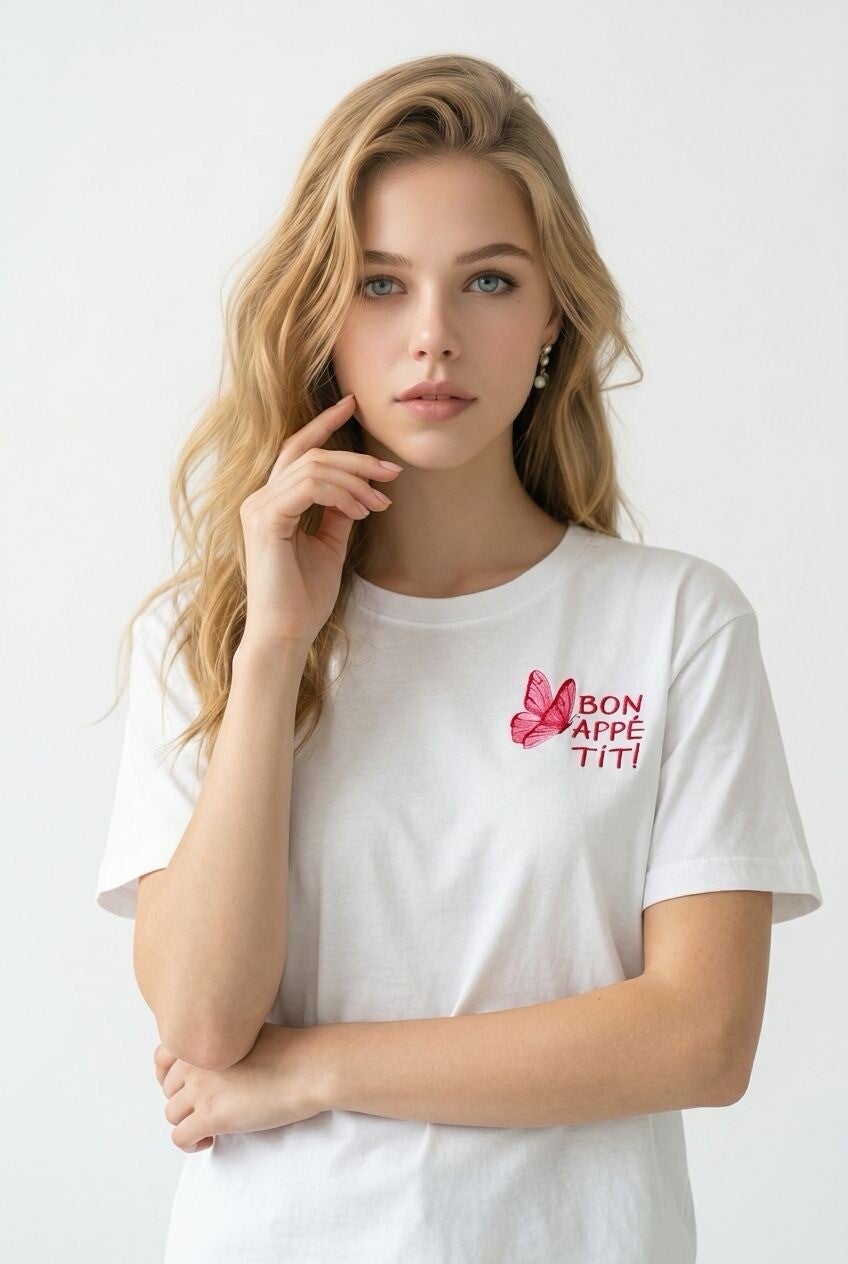 26296.5 Bon Appétit T-Shirt Wit