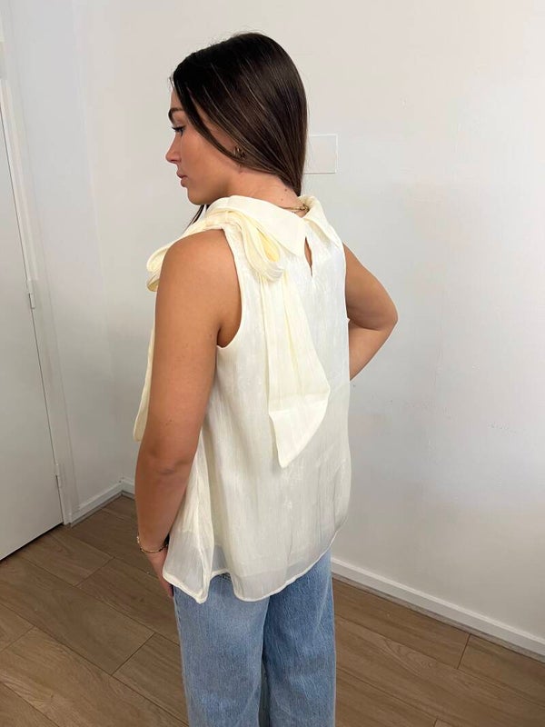 Elli white Créme Blouse