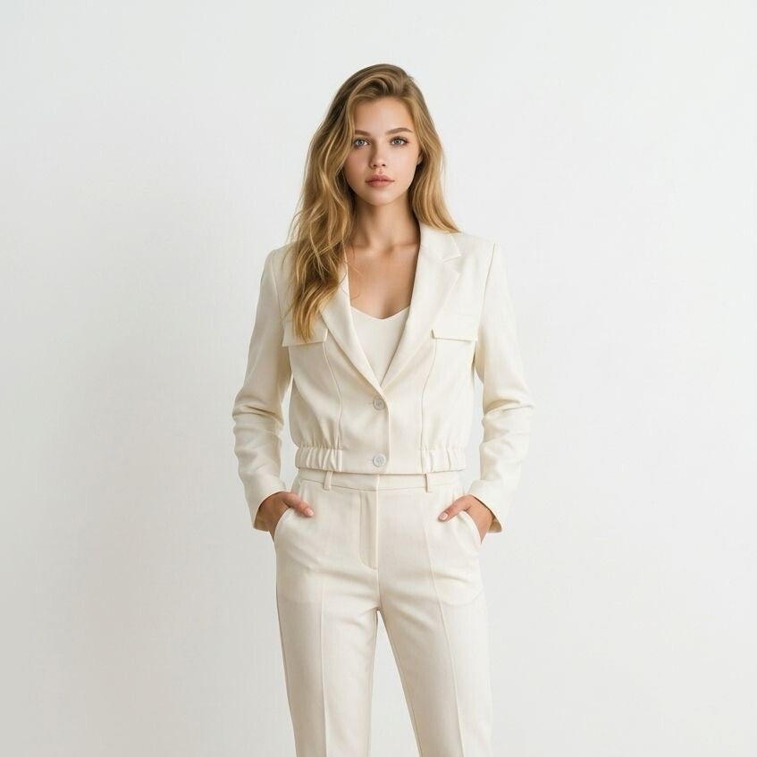 26216 cropped blazer wit