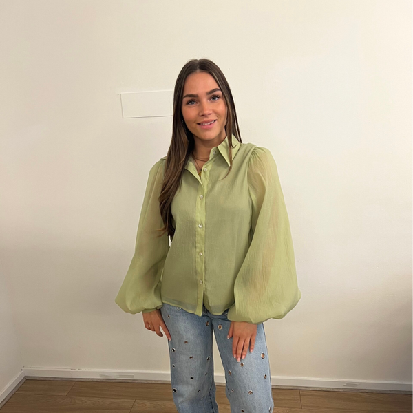 Elli white Blouse Green
