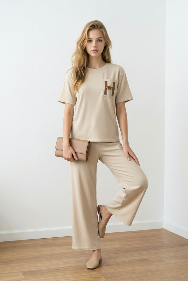 2690 H joggingsuit Creme