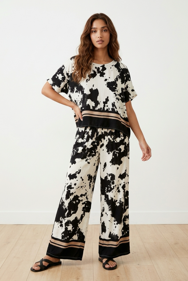 Jii Set Print one-size Laatste op=op