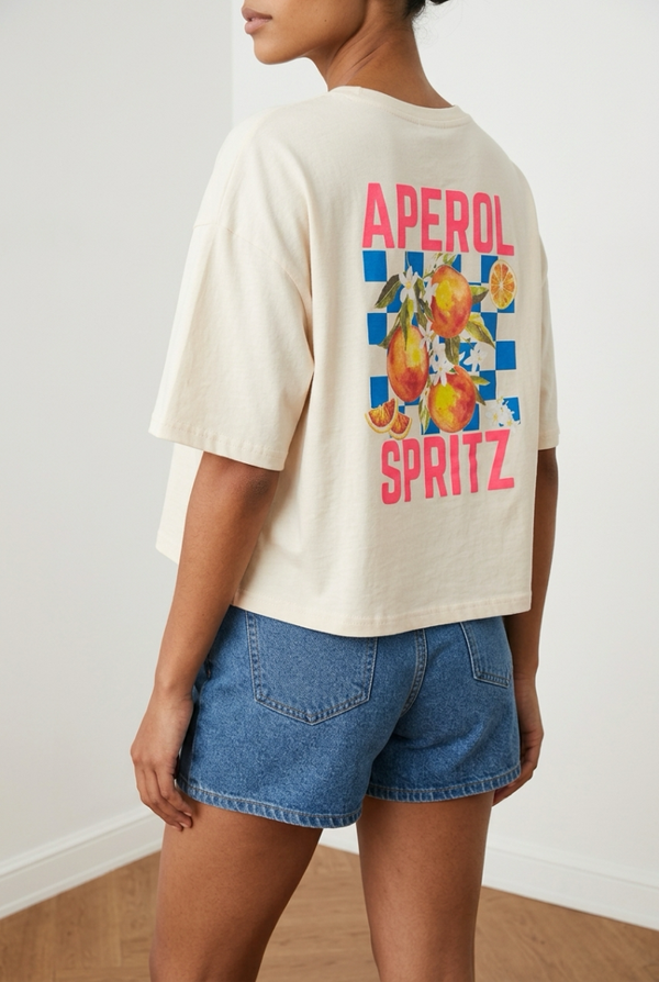 Aperol-T-shirt - créme one/size