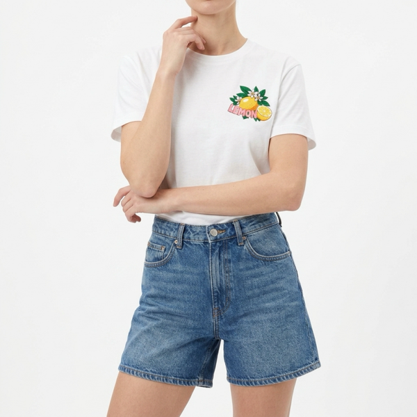26299 Easy Lemon T-shirt Wit