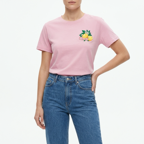 26312 Easy Lemon T-shirt Roze