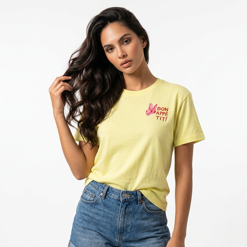 26297 Bon Appétit T-Shirt Geel