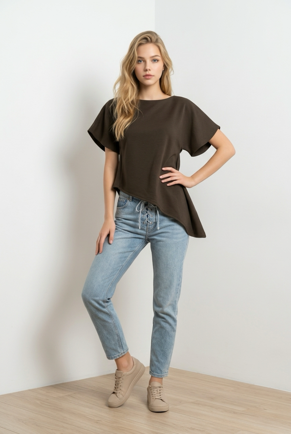 26272 Sophie chic top Bruin