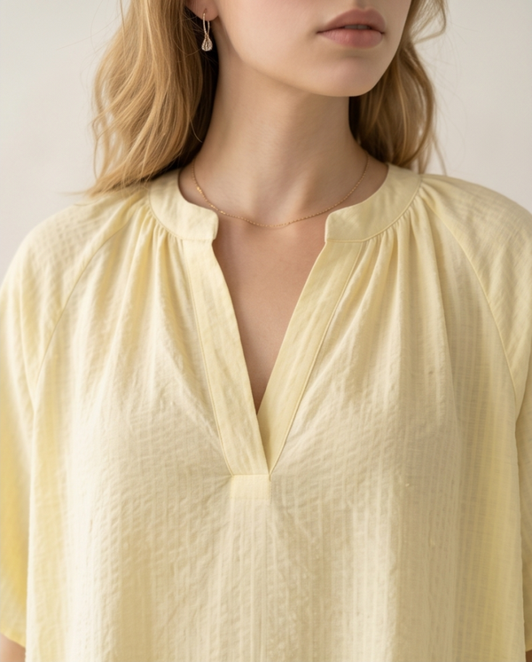Candy Stripe Dress – Butter Yellow
