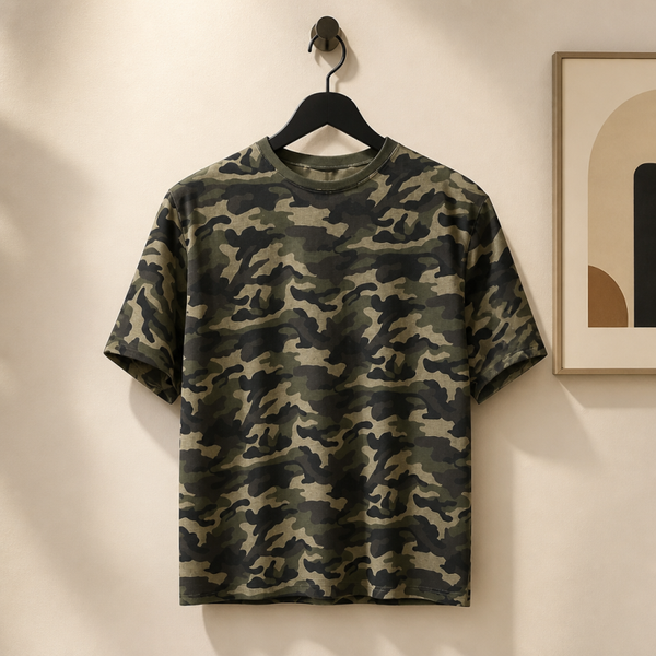 Leger T-shirt - 100% katoen
