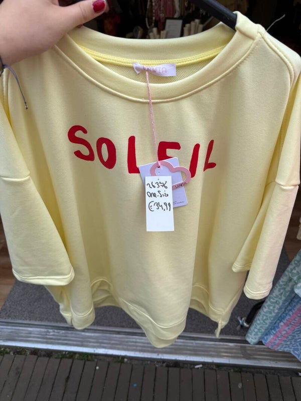 26376 Soleil T-shirt Geel