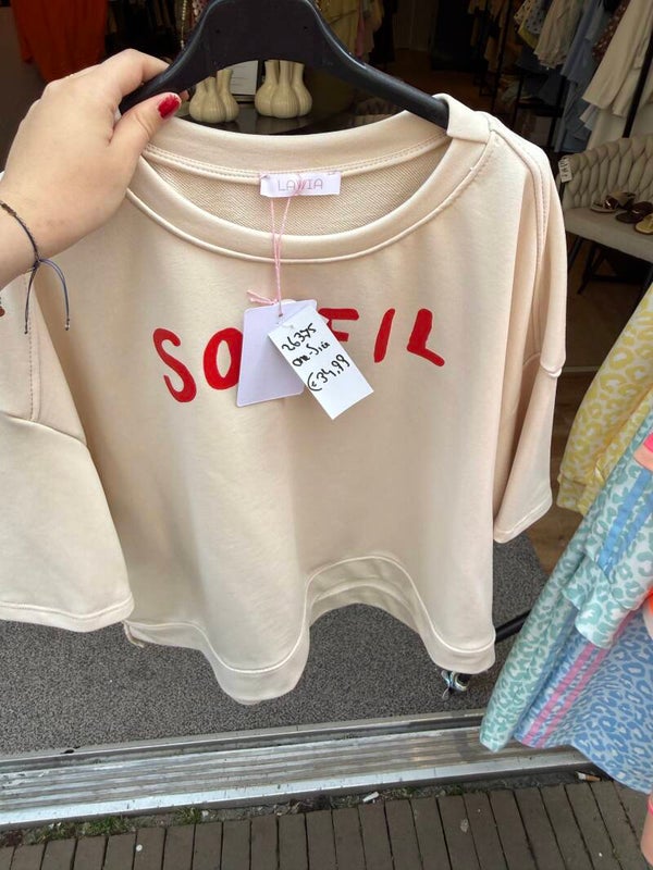 26375 Soleil T-shirt Beige