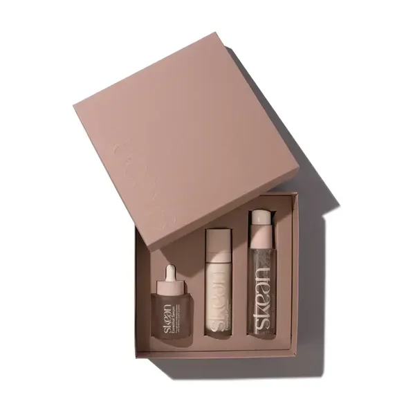 SKEAN Reinigingskit + vochtinbrengende crème en serum tegen veroudering