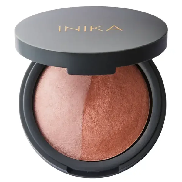 INIKA Refresh Baked Blush Duo- pink tickel