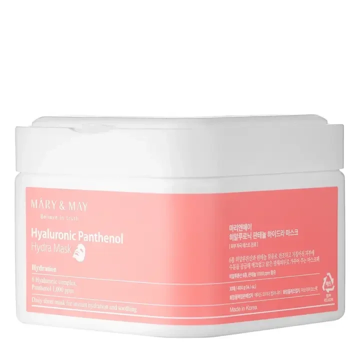 Mary&May Hyaluronic Panthenol Hydra Mask 30 stuks