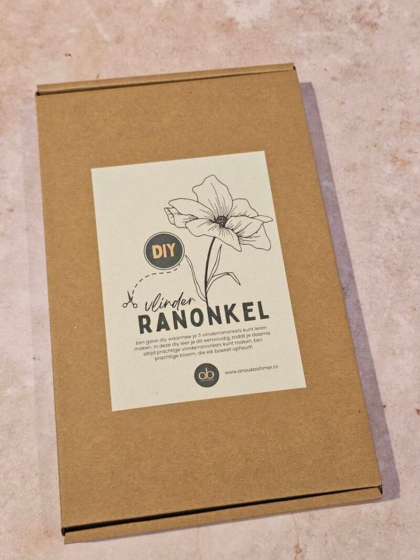 DIY - pakket Vlinder Ranonkel