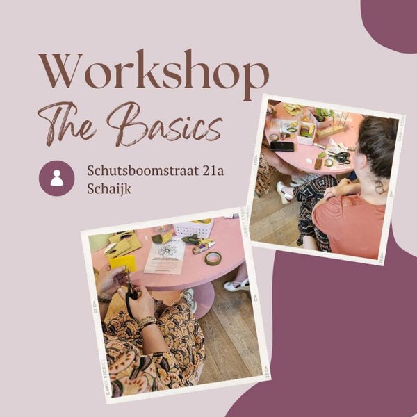 Workshop Woensdag 9 Oktober 19.00u - 21.00u