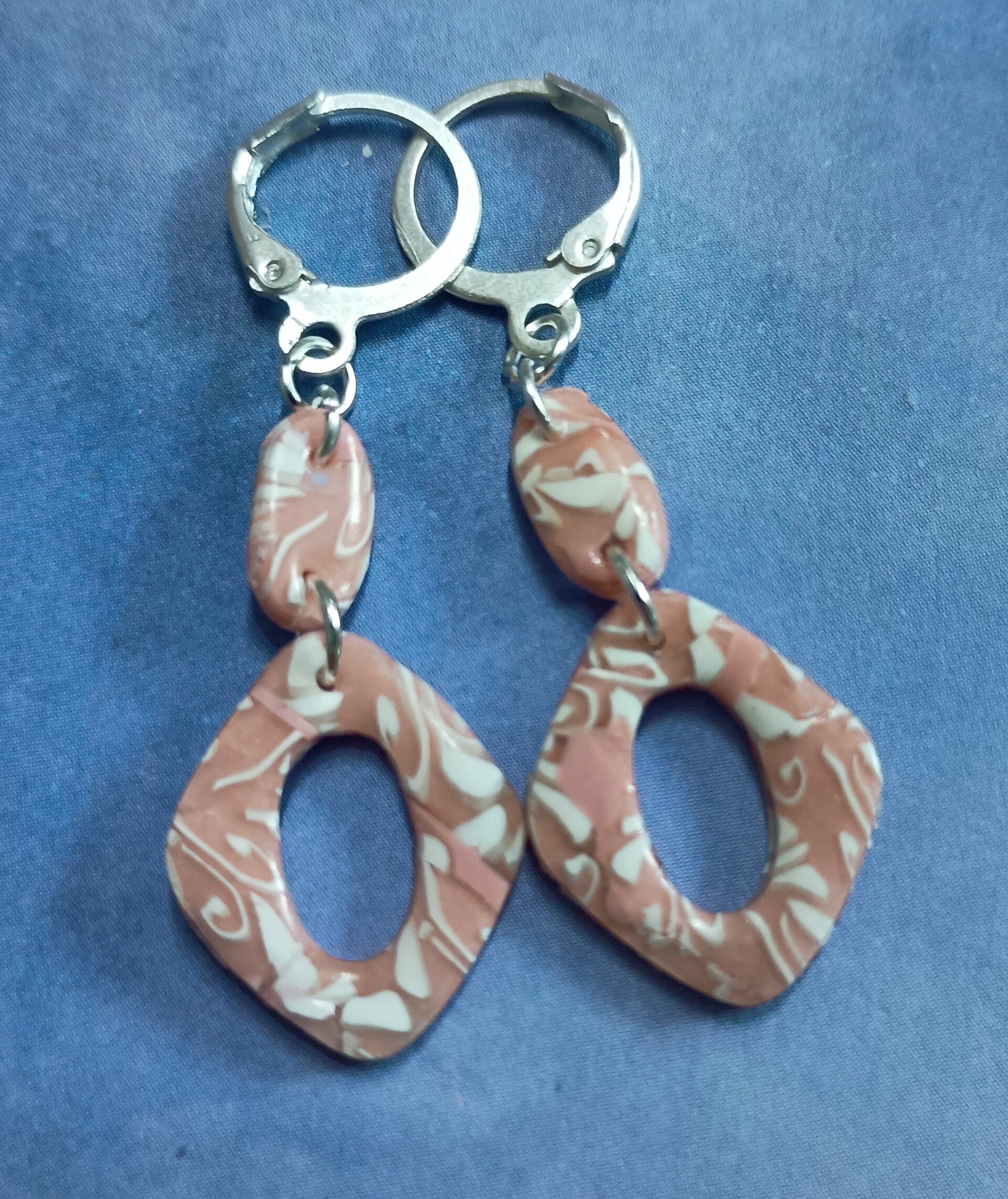 The White Lace Collection: Timeless Elegance 🤍✨ The Rhomboids Earrings set