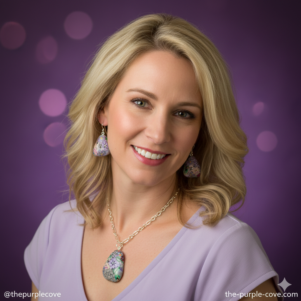 Wonky Triangular "Attitude Lady" Necklace and Earring set