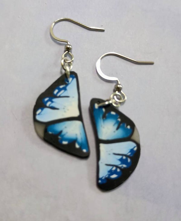 Blue Morpho Wing Dangles