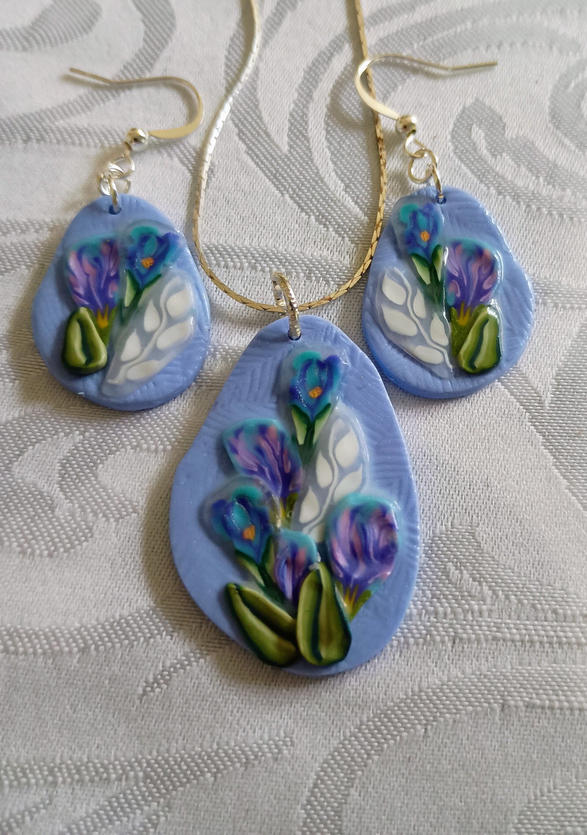 The Midnight Meadow Necklace Set