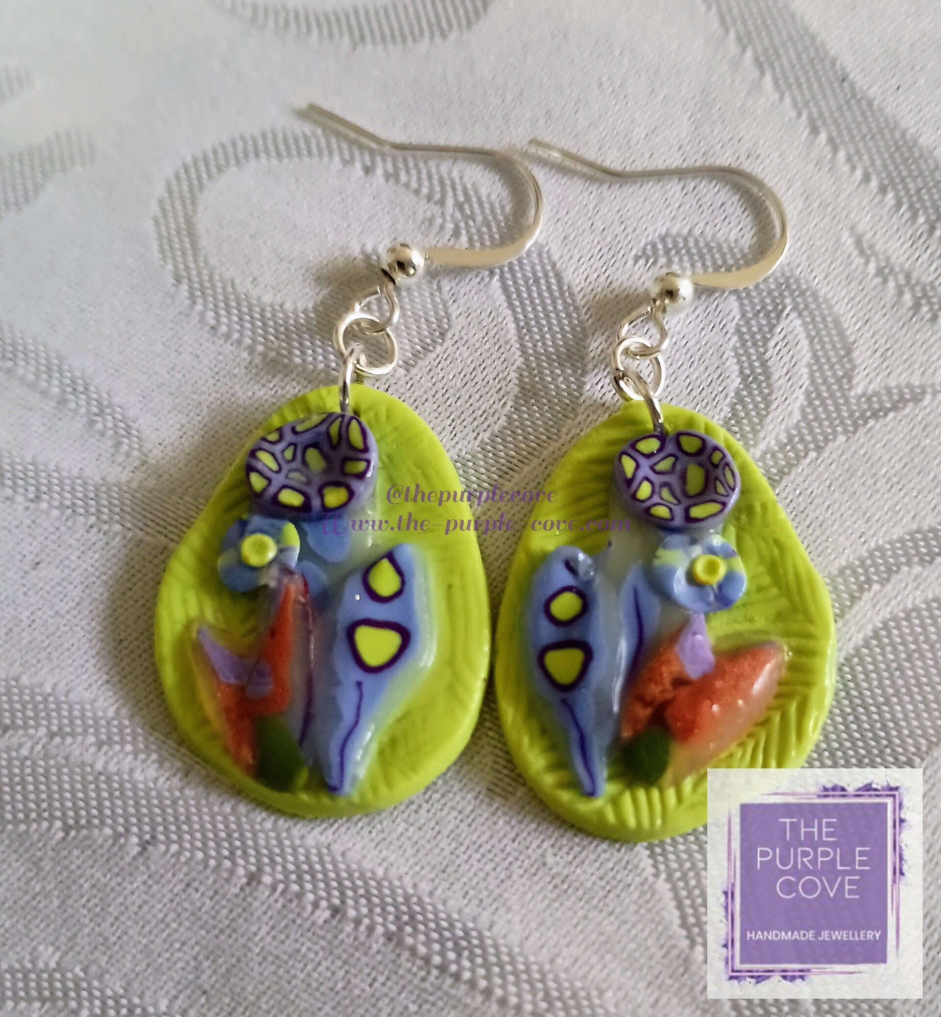 The Chartreuse Spotted Petal Drops