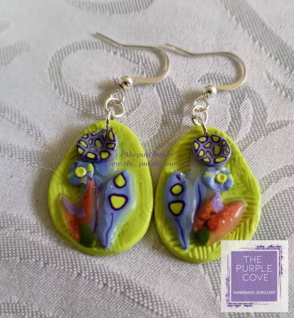 The Chartreuse Spotted Petal Drops