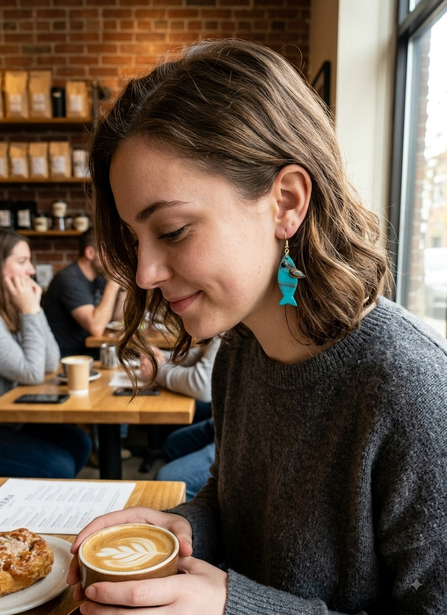 The Whimsical Tropical Fish Drop Earrings