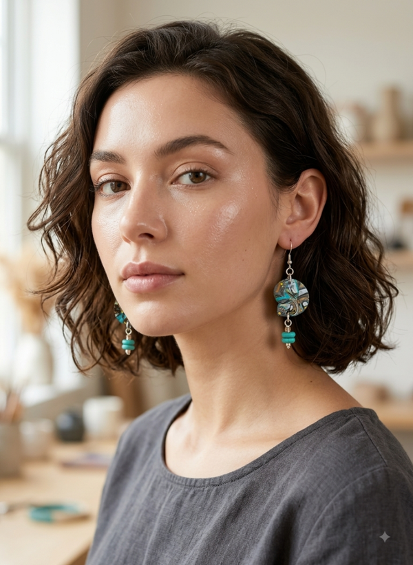 The Nautilus Lagoon Shell Earrings