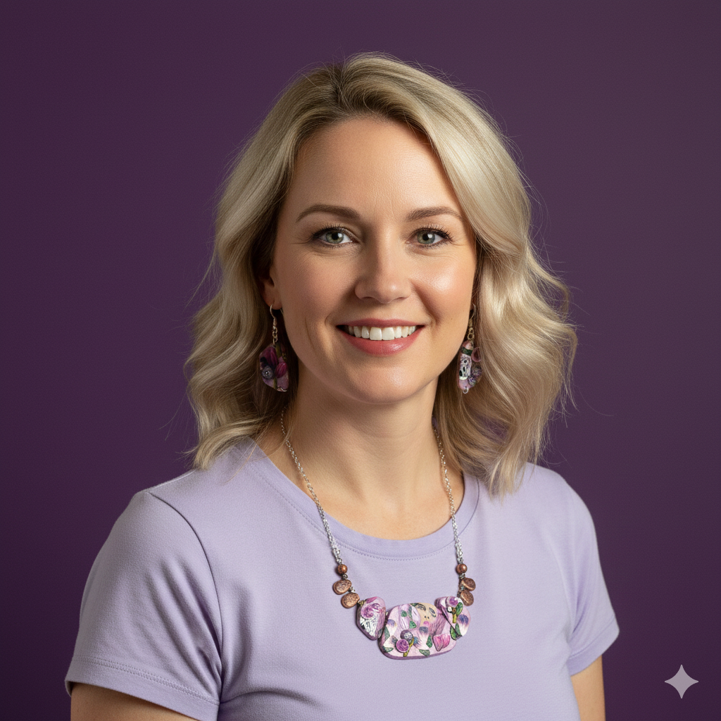 Enchanted Garden Necklace  and Earrings set