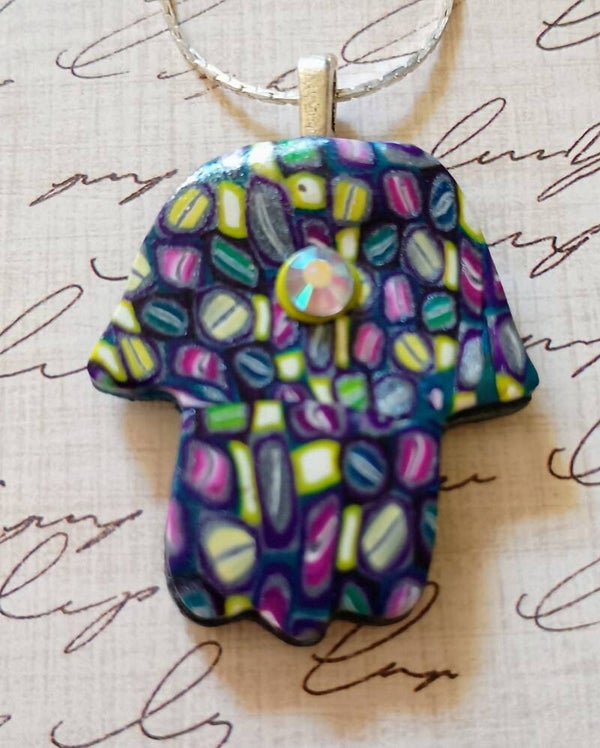 Colorful Hamsah Pendant