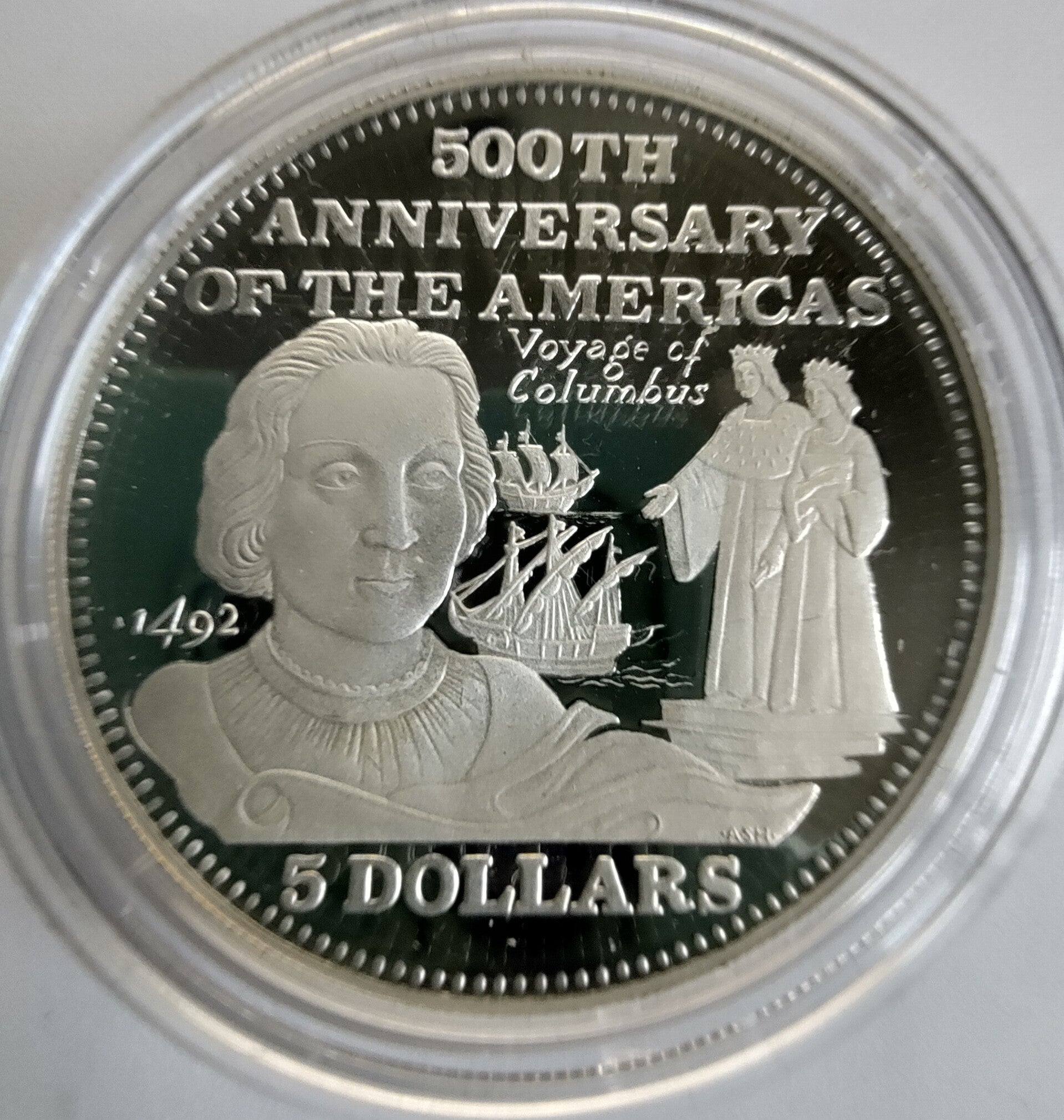 Bahamas 5 Dollar 1999 500th Anniversary of the Americas
