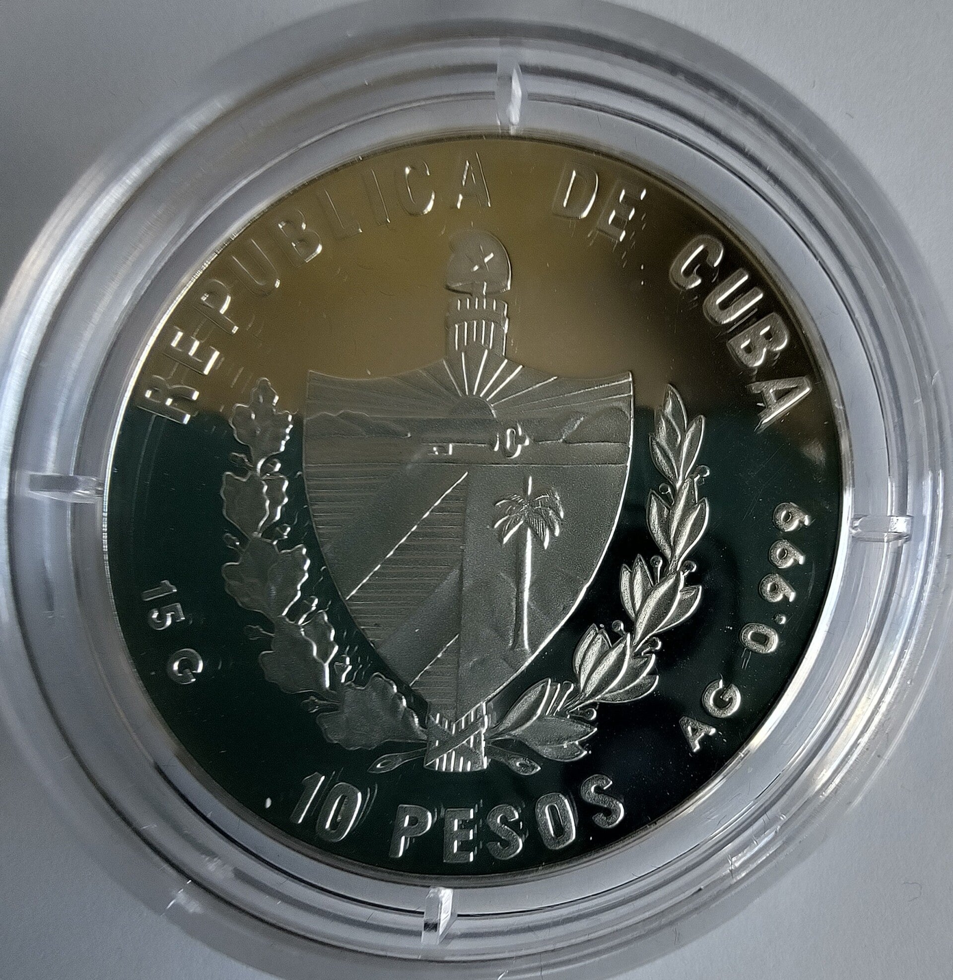 Cuba 10 Peso 2000 "Velero Rayo"