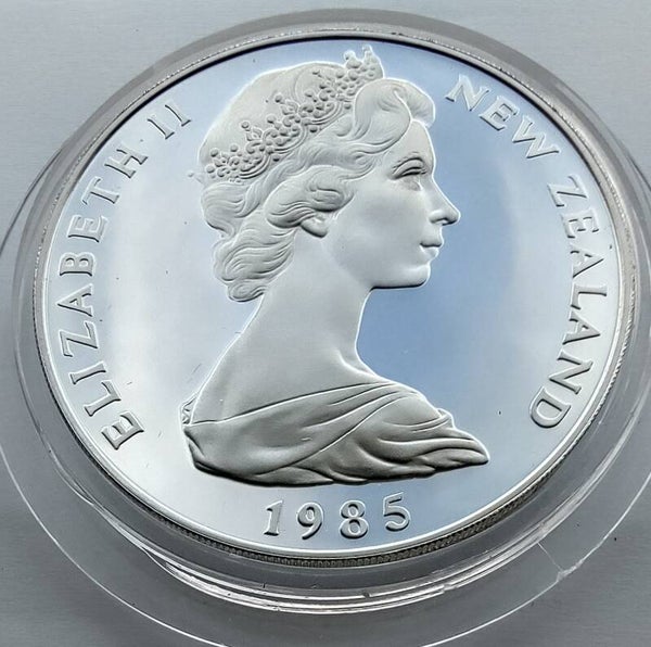 Nieuw Zeeland 1 Dollar 1985 Steltkluut