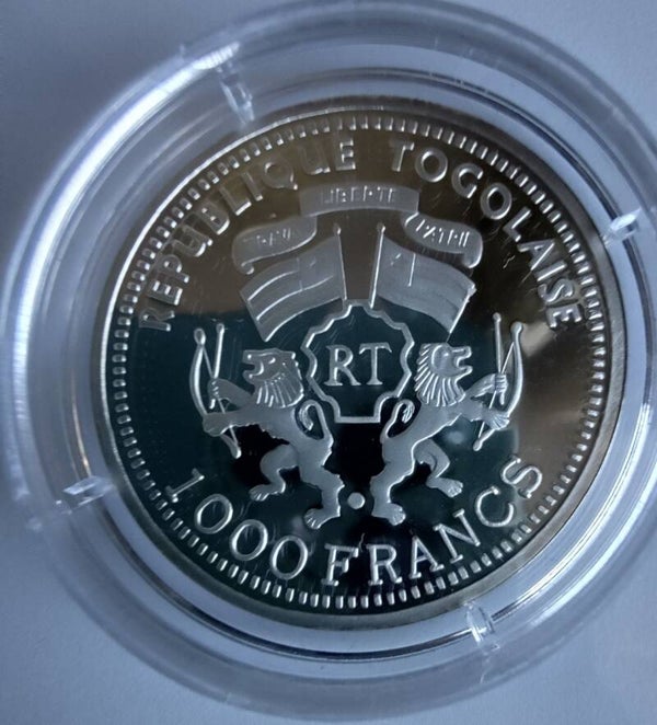 Togo 1000 Franc 2001 "Adler von Lubeck"