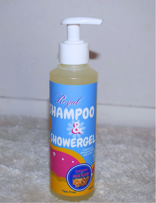Royal Baby Shampoo & Showergel incl. Massage scrubber