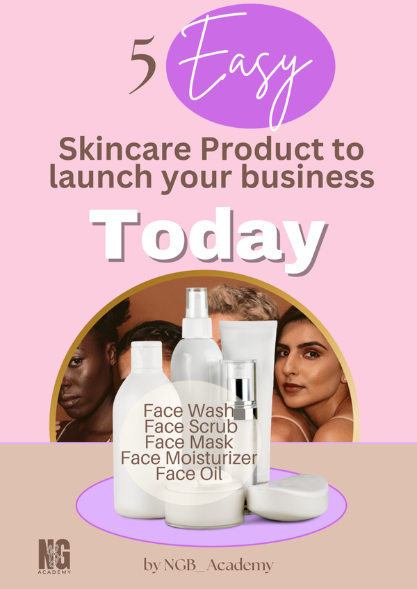 5 EASY Skincare Products to launch your business TODAY