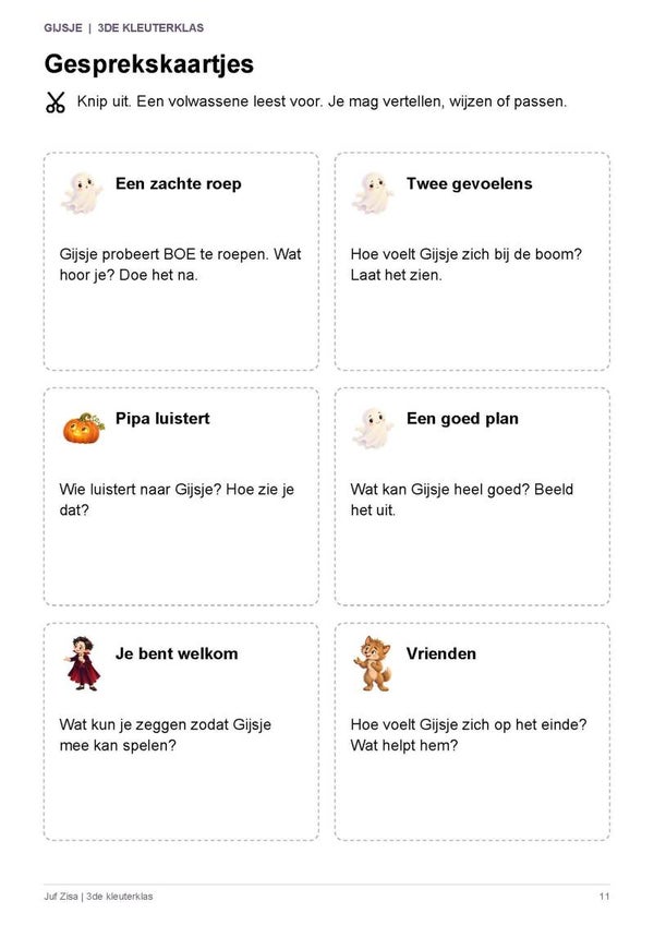 👻 Gijsje – Het kleine spookje dat niet eng was