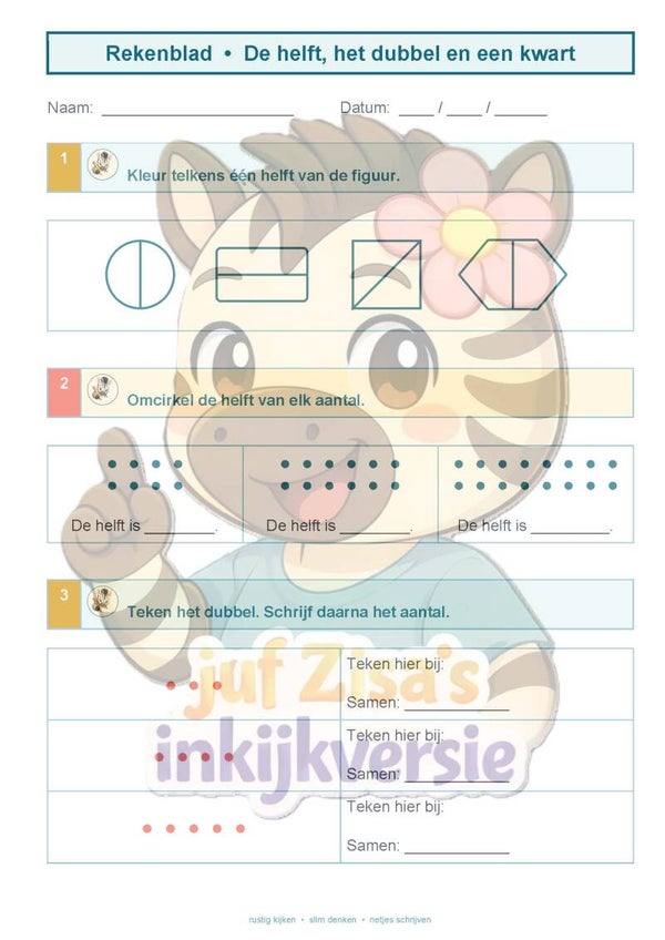 Zisa's Huistaken wiskunde 2de leerjaar – deel 2