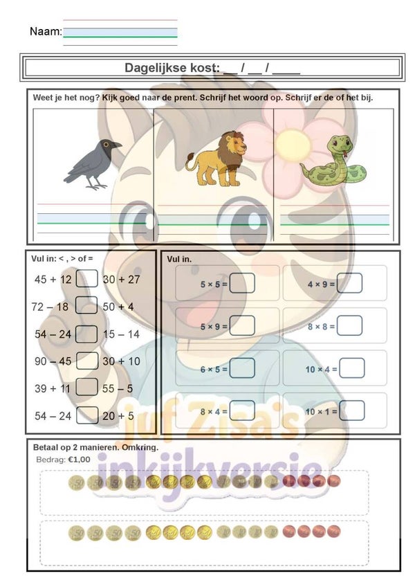 Dagelijkse Kost deel 9 - 2de leerjaar / groep 4