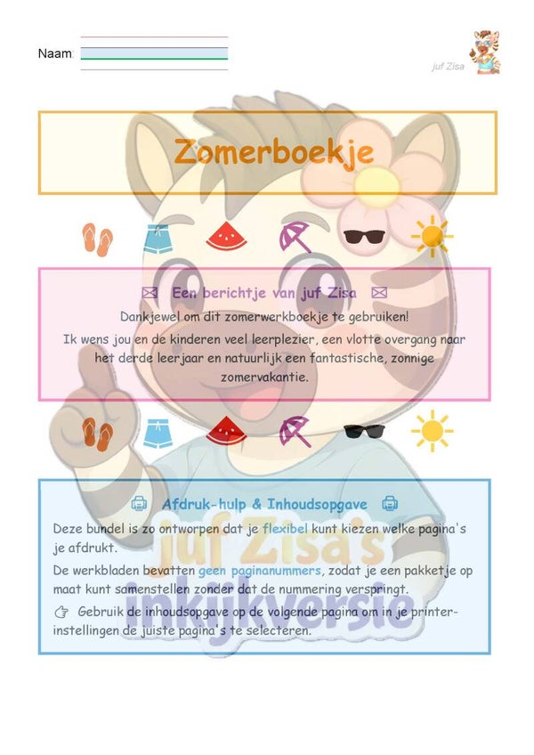 Vakantieboekje Herhalingsbundel☀️ Klaar voor de zomer in de Zonnige Strandbar! 🦀🍹