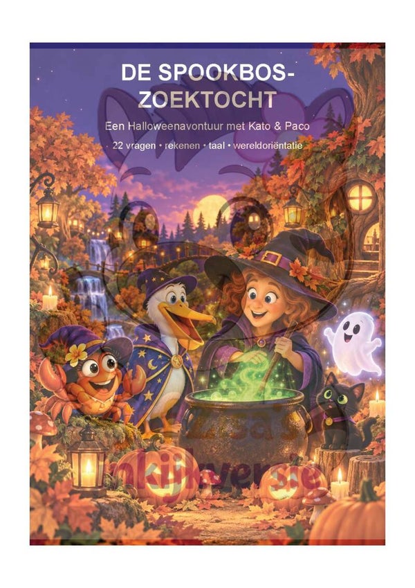 🎃 De Spookbos-zoektocht – herhalen met een vleugje Halloween!