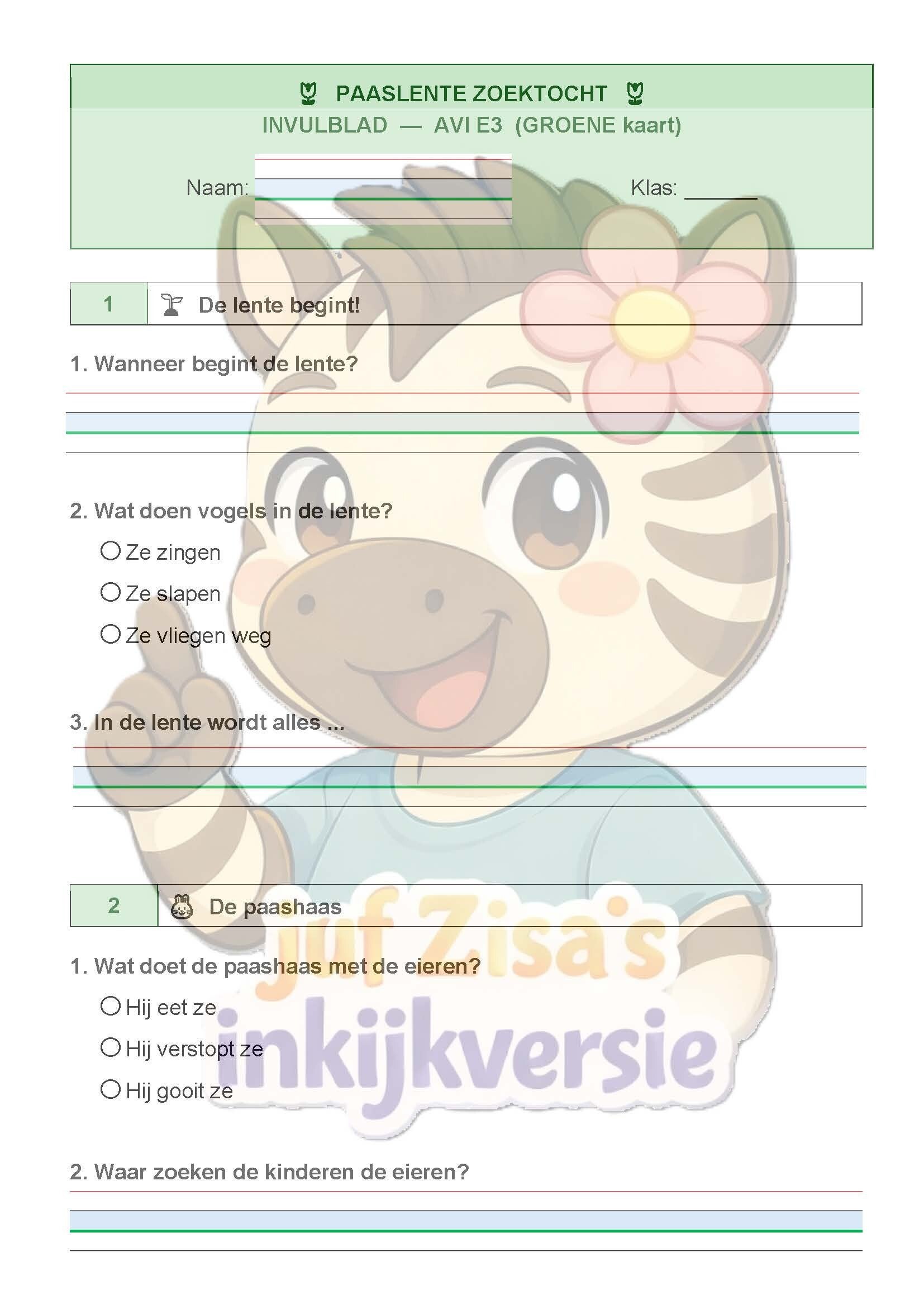 Wereldoriëntatie: 🌸 Paaslente-zoektocht: Een actieve leeservaring! (Begrijpend Lezen & WO)