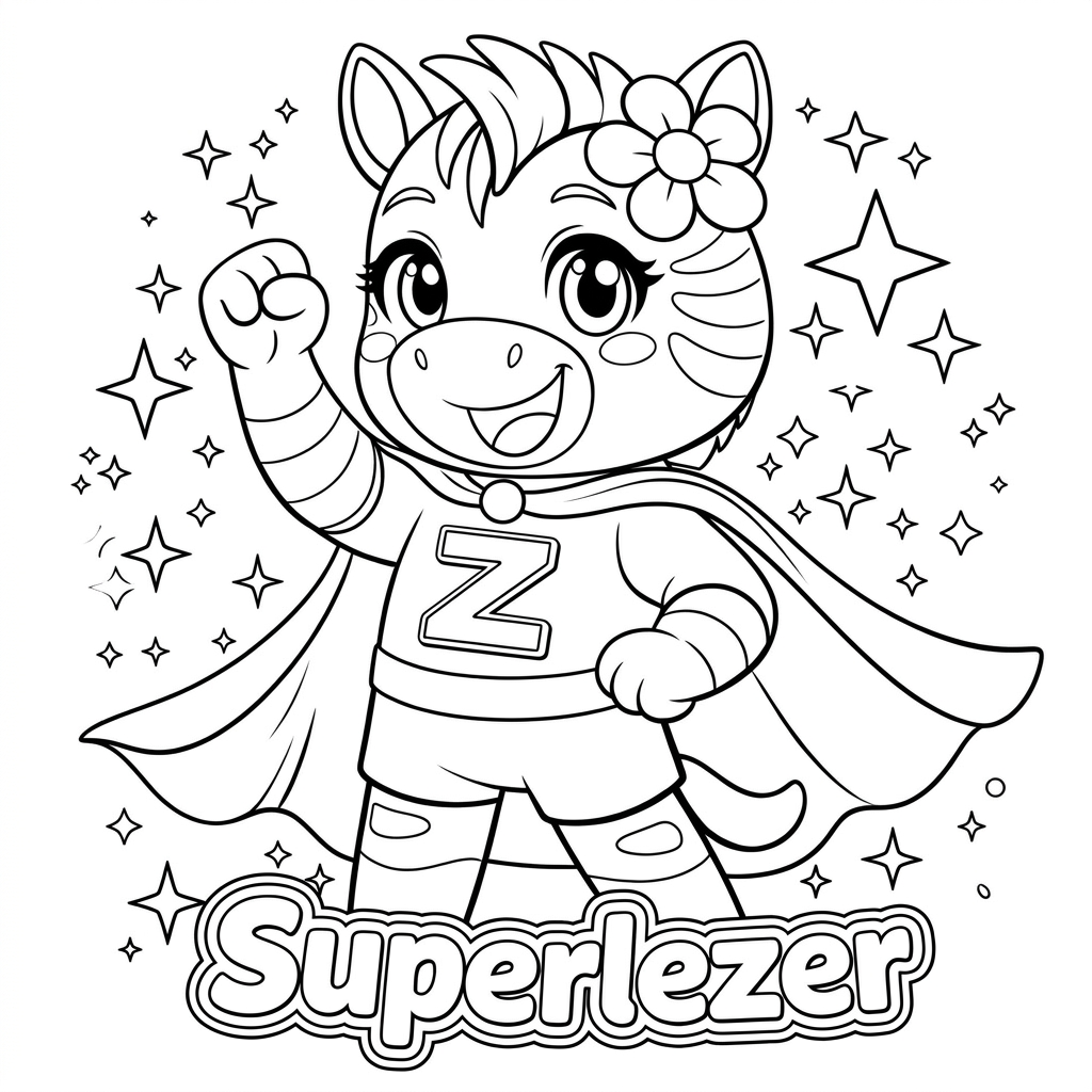 Kleurplaat Superlezer