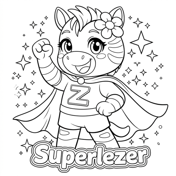 Kleurplaat Superlezer