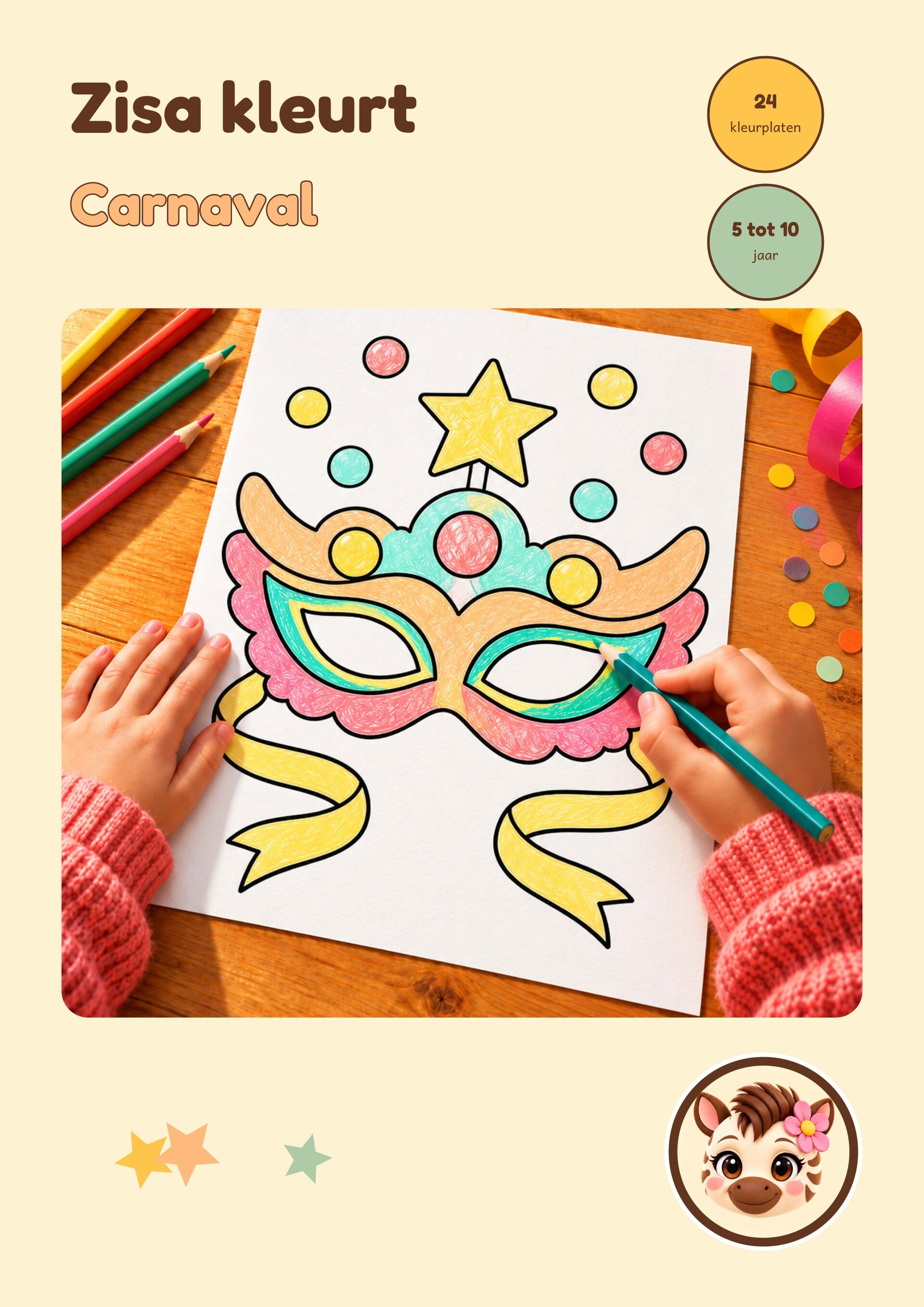Zisa kleurt...Carnaval