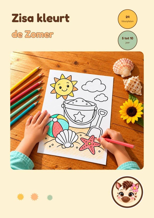 Zisa kleurt...de Zomer