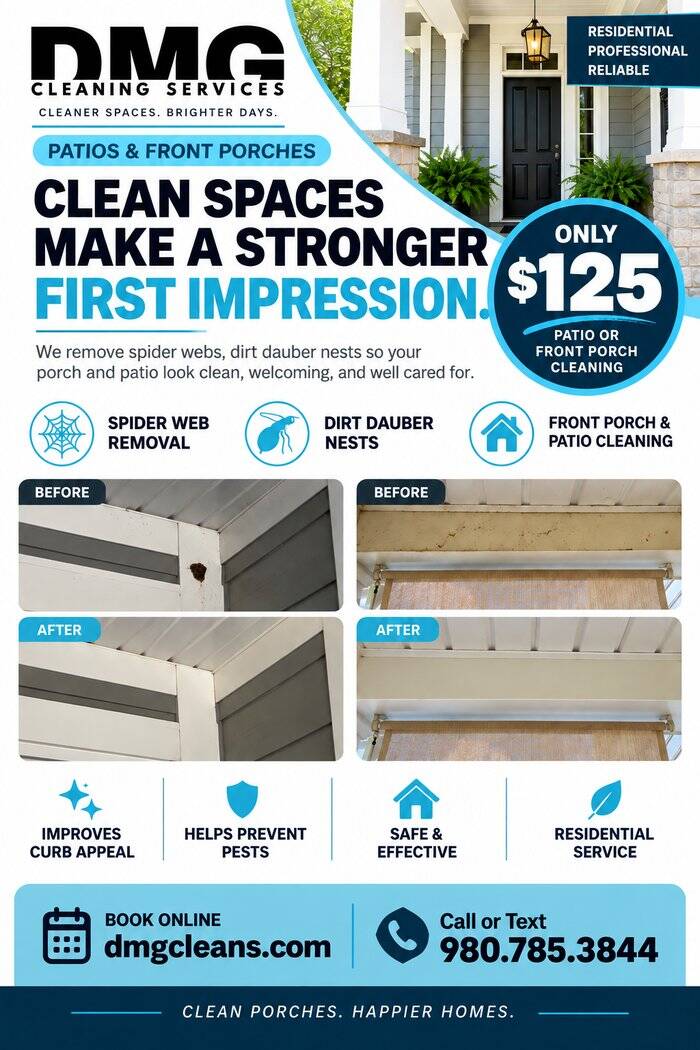 DMG Cleaning Services - $125 patio or front porch cleaning special