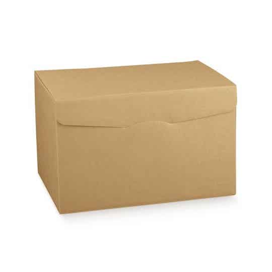 Scatole da regalo segreto mm 200x200xh180 avana