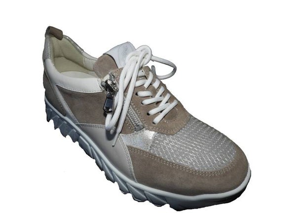 Waldläufer 764003-603-201 H-Sade Damen Sneaker zum Schnüren und mit Reißverschluß