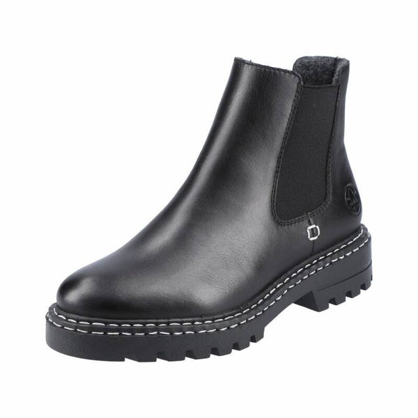 Rieker Z5551-00 Damen Stiefelette mit Reißverschluß